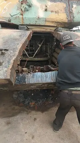 T-34 tank restoration process #russia #stalinium #ussr #soviet #tank #warthundermobile #warthunder #fyp #restoration 