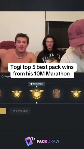 Togi top 5 best pack wins from his 10M Marathon  #kickstreaming 