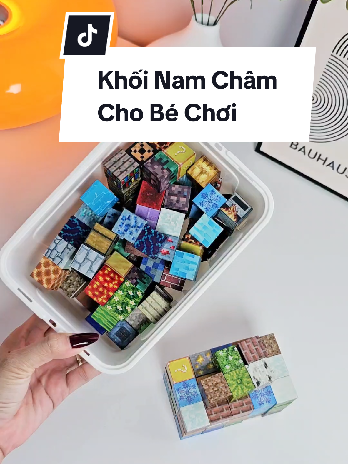Đồ chơi nam châm từ tính cho bé  #banacocoreview  #namchamtutinh  #dochoichobe  #khoinamchamminecratf  #Minecraft 