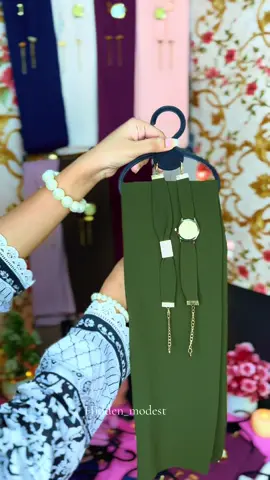 Hijab + watch + hand breslate + cap  All in One Set in 24 different colours available Dm for details And Shop Now  #foryou #abaya #hijab #watch #modestyfashion #headscraf #hijabpins #packwithme #hijabstore #islam #georgettehijab #foryou 