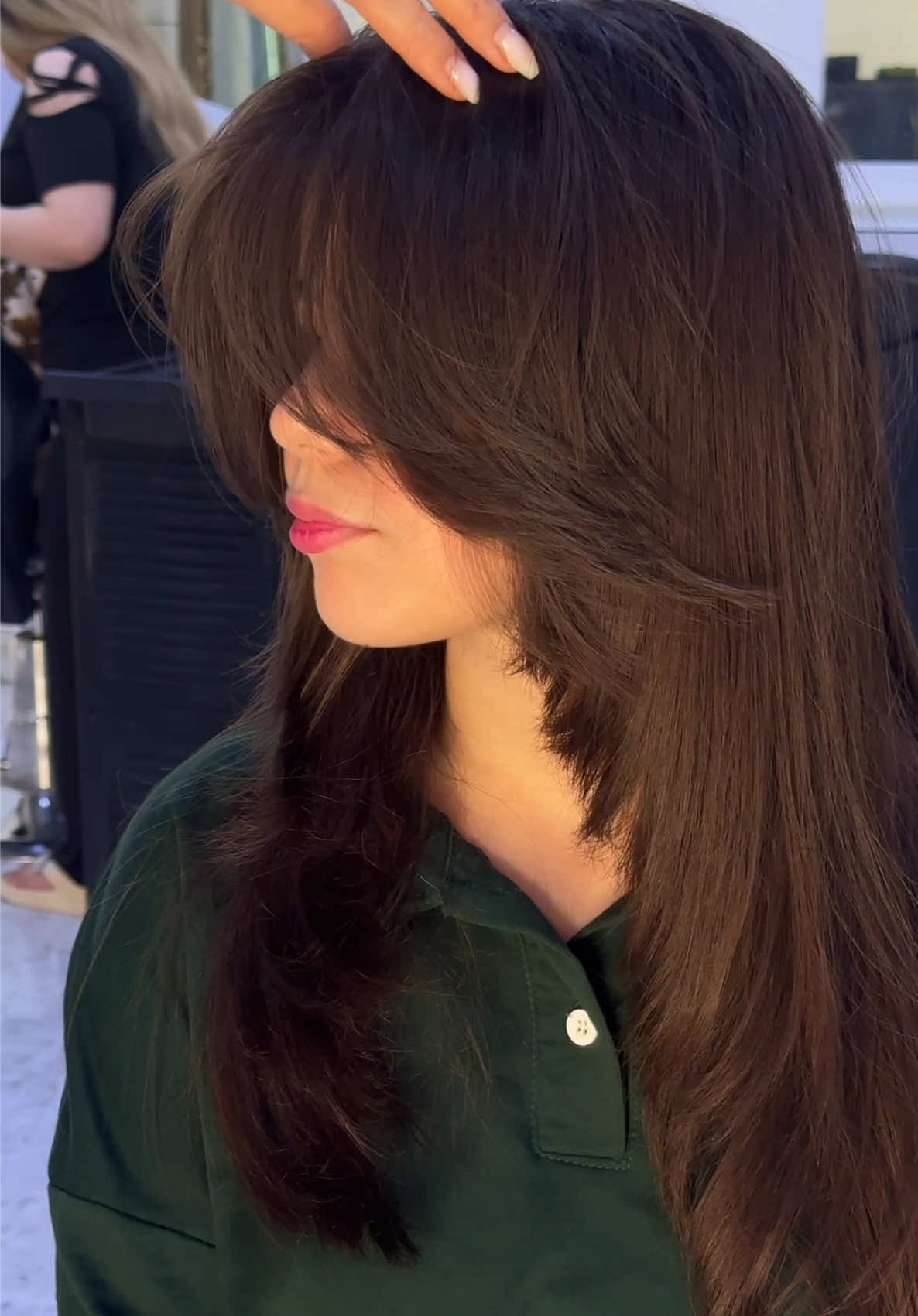 برینی پەرەی گوڵ بۆ ئەم جوانکیلەیەمان کردوە بەس سەیری کەن چەند کیوت بوو🥹🩷#ranya #foryou #zaxo_duhok_hewler_slemani_helebce_kerkuk_amedi_akre_mardin_czire_ranya_soran_kelar_qeladze_ #hair #hairstyles #haircut 