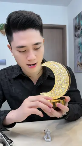 Đèn ngủ mặt trăng để bàn pha l