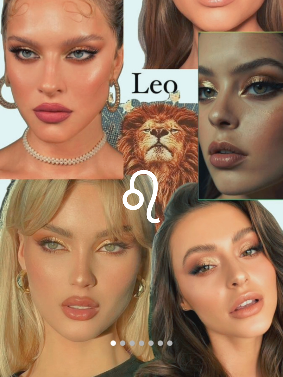 ♌︎ Leo Zodiac Makeup #zodiacsigns #zodiacmakeup #leozodiac #mymakeuptype #makeuptype #makeup #leosign #leo 