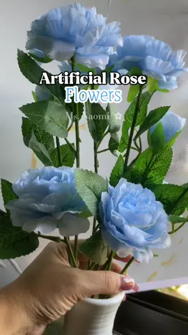 Grabe sobrang Affordable ng Artificial Rose🩵  #artificial #roses #flower #bluerose #homedecor #artificialflower #decor 