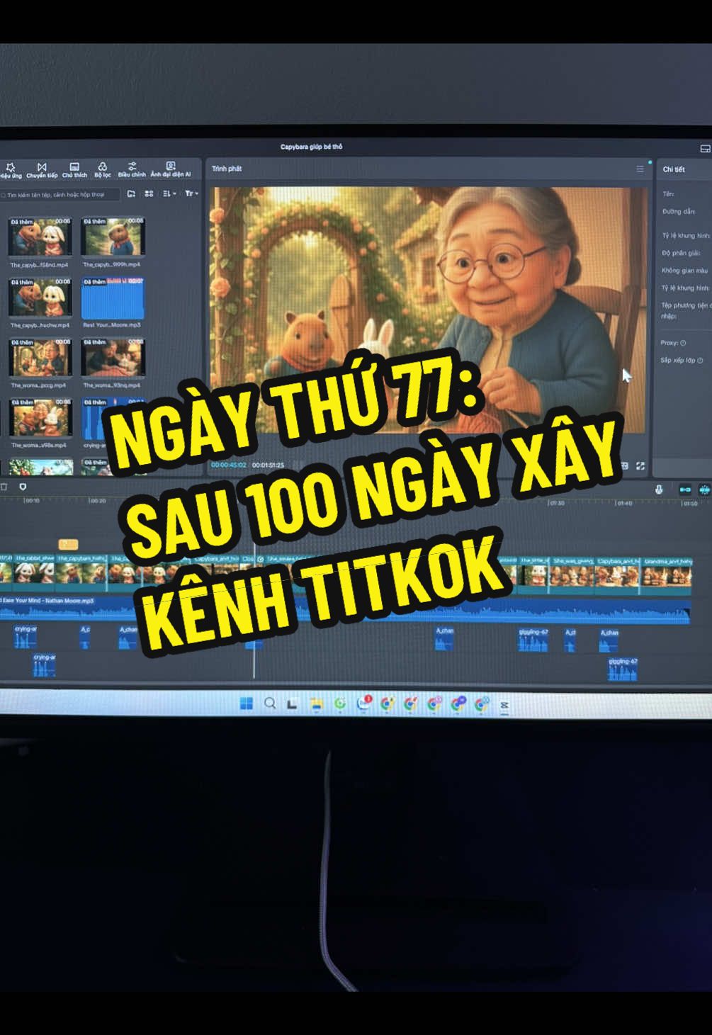 Sau gần 100 ngày xây kênh Tiktok, cảm ơn tất cả các bạn #100ngaykhoinghiep #animiz #hoathinh 