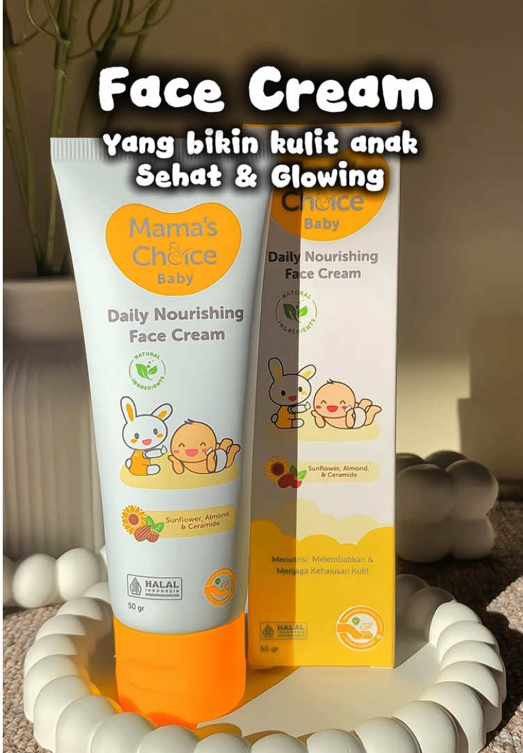 Face Cream yang bikin kulit anak sehat & glowing 💛💛 daily nourishing face cream @Mama’s Choice Indonesia  #facecreammamachoice #mamaschoice #mamaschoicebaby  #babymoon #facecream #skincarebaby #glowingskin #babyskincare #creatorsearchinsights 