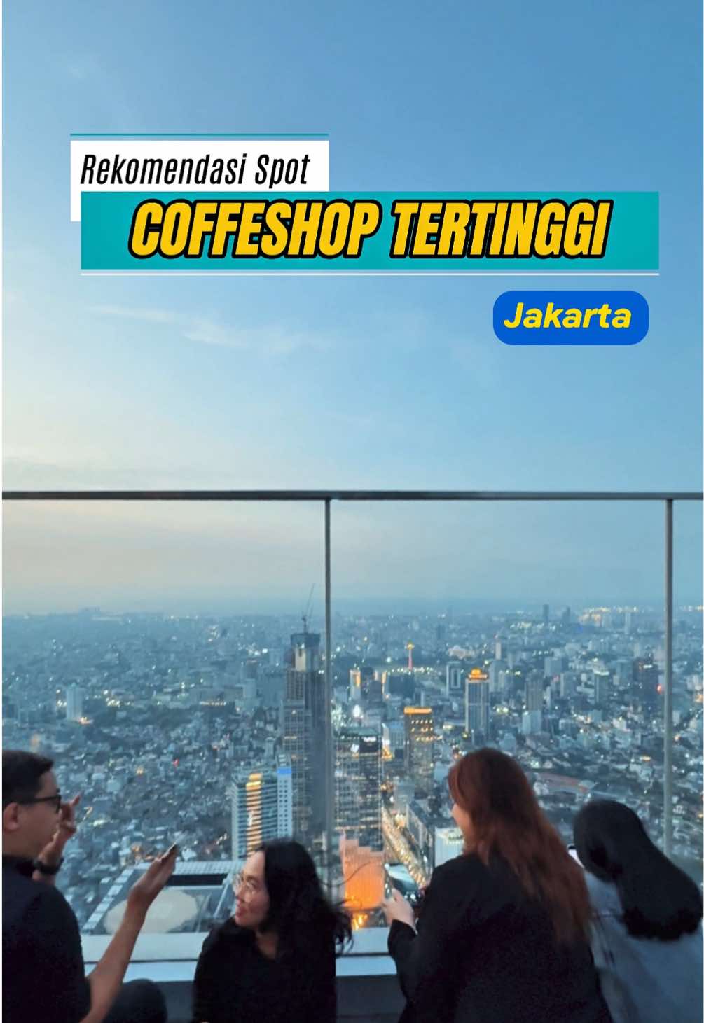 di Jakarta? Harus cobain sekali ke coffeshop ini. Baru banget buka.. viewnya best ✨ . . #upatthamrinnine #gedungtertinggidijakarta #cityviewjakarta #citylightjakarta #infojakarta #placetogo #agoramall #boysukajalan #placetog #ayunantertinggi #explorejakartapusat 
