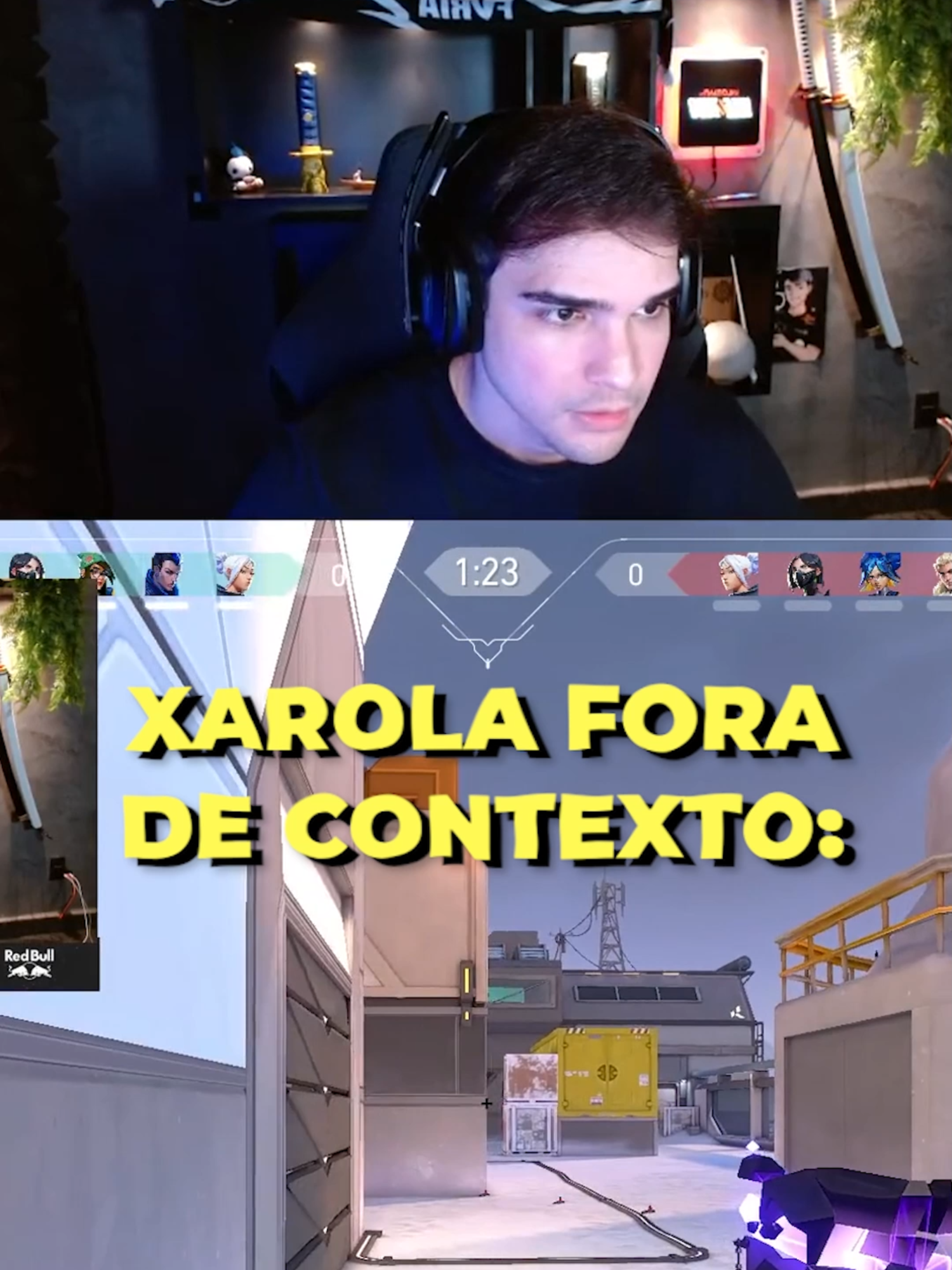 Não posso falar nada que me tiram de contexto... #Valorant #valorantbr #valorantgaming #valorantclips #xarolavalorant #xarola #yoru