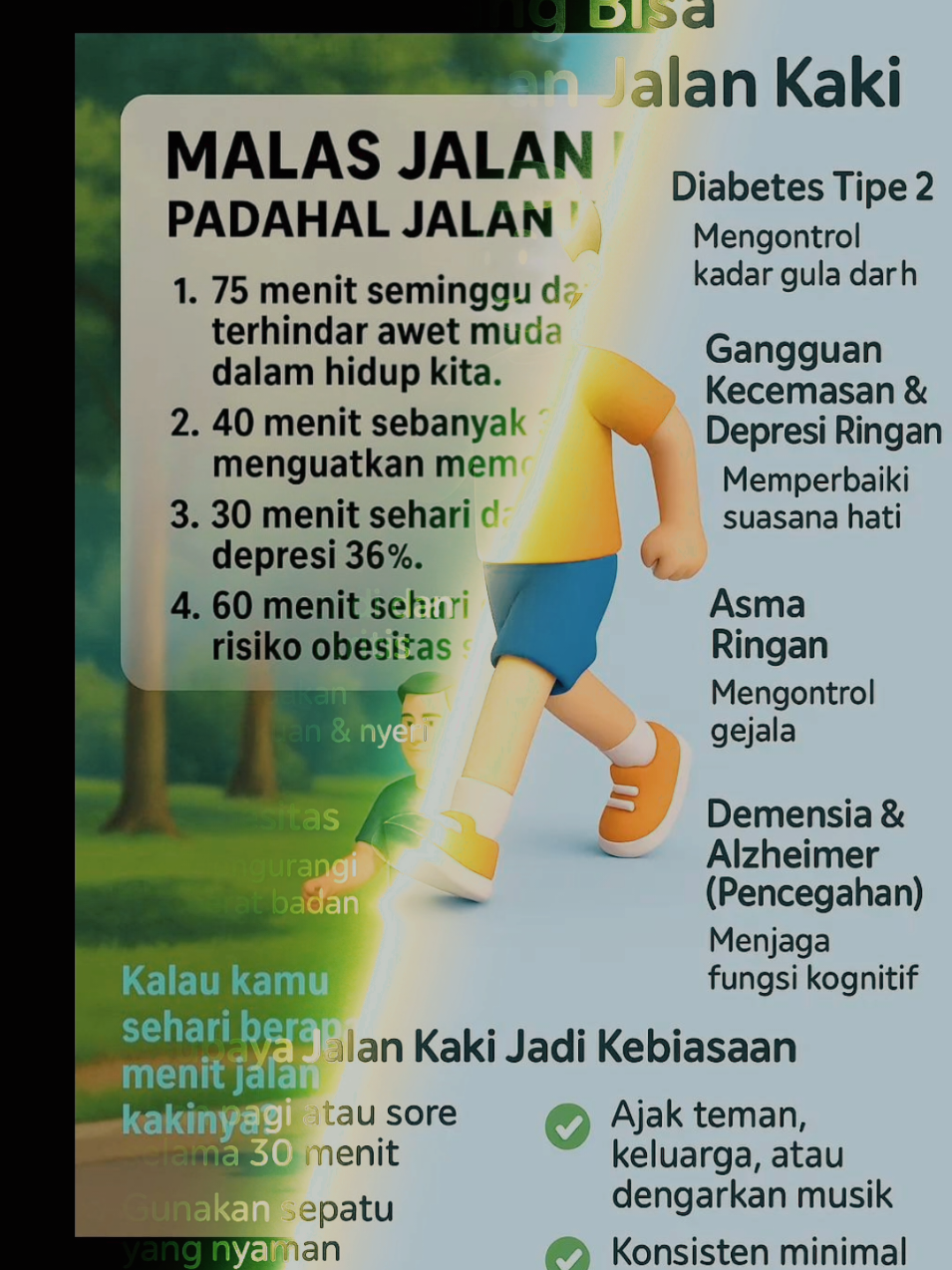 Pentingnya olahraga #olahragatiktok #olahragadirumah #olahragatiaphari #olahragasehat  #olahragayuk #jalankaki #olahragapagi #olahragaseru 