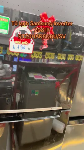 Tủ lạnh Samsung Inverter 208 lít RT20HAR8DBU/SV Giá chỉ từ 4.xxx.xxx #FPTSHOPDIENMAY419QUANGBI 