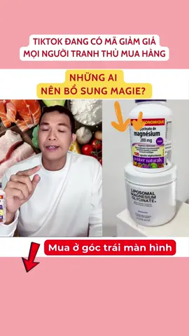 Những ai nên bổ sung magie #tsdslengocan #tiensian #suckhoe #trolytiensian #whcsktt #magie #magietiensian 