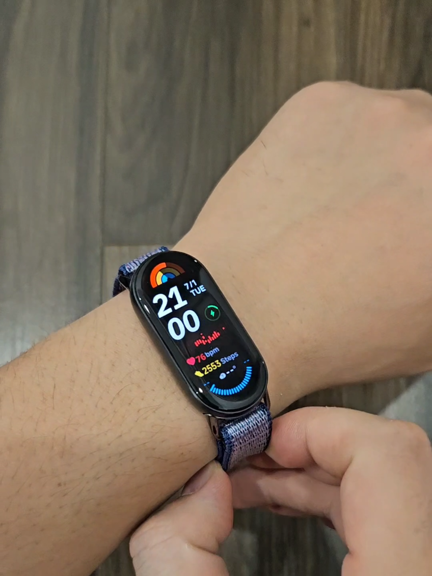 dây đeo vải Nylon cho miband 8, 9 Dây đeo miband
