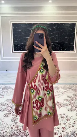 ТРОЙКА В НАЛИЧИИ✨ 💌 Для заказала пишите на номер указанный в шапке профиля или в директ🤭 МАТЕРИАЛ: БЕЛЬМОНДО😻 🏷️9.500 #любовь#узбечка#адрас#весна#сайрам#забадам#замужнняя #одежда#красиво