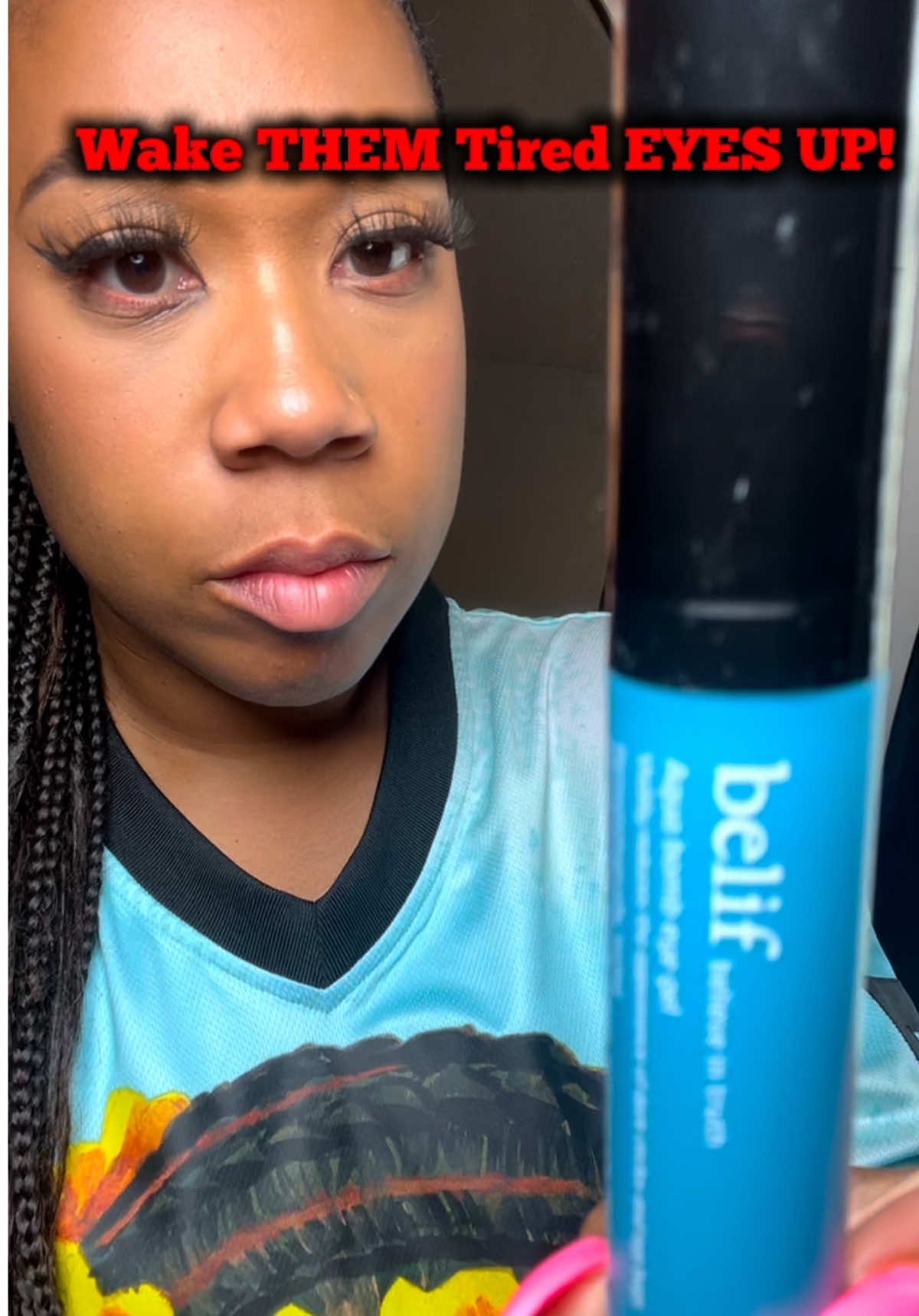 When you finally find and eye cream that WORKS! belif is low key that girl!!!  #eyecream #eyebags #dealsforyoudays #belifeyegel #tiktokshopcreatorpicks #creatorsearchinsights 