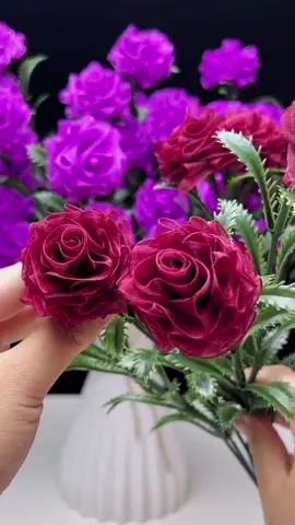 Handmade diy ribbon wine rose flowers#handmade #handmadegifts #flowers #gift #ribbon #rose #handmadecraft #DIY #handmadegifts #diyproject #craft #diyfashion #diycraft #handcraft 