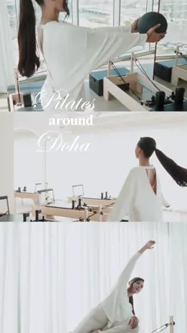 Another episode of Pilates around Doha 🌴🩰 During this adventure, I’m taking you with me to @reforme.qa ✨ This beautiful studio is located in QIG tower in Lusail, I had classes with the wonderful Sofy, she’s such a sweetheart, when it comes to pilates, I understand it can be overwhelming to visit a studio, specially for beginners, so a smaller studio will always be a good idea to start! Trust me on this one 🌸🤝🏼 also I loveeeed their matcha room 🍵 I mean???? So cutesy! As a budget queen I loved their price also lol because it’s 999QAR for unlimited classes! Currently you don’t find this price in Doha for this amount of classes so 10/10, definitely want to come back for a Cadillac machine class! Where should I go next? 😏🩰  #qatar #pilates #doha #girlythings #qatartiktok 