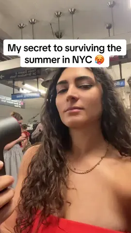 My secret to surviving the heat in NYC: this Aero Pro handheld fan  Not only is it hot AF here in NYC, but my HVAC also broke 🥲  So I’m literally sitting here posted with this fan on me at all times How to stay cool in nyc or how to stay cool when traveling? Portable fan for the win!  Definitely bringing this to central Africa on my next trip ##nycsummer##portablefan##summeressentials##traveltips