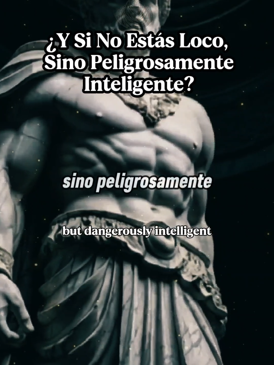 y Si No Eatas Loco Sino Peligrosamente Inteligente  #estoicismo #estoico #fyp #foryoupage❤️❤️ #reflection #reflexiondeldia #elartedepensar #motivation #reflexiondelavida 