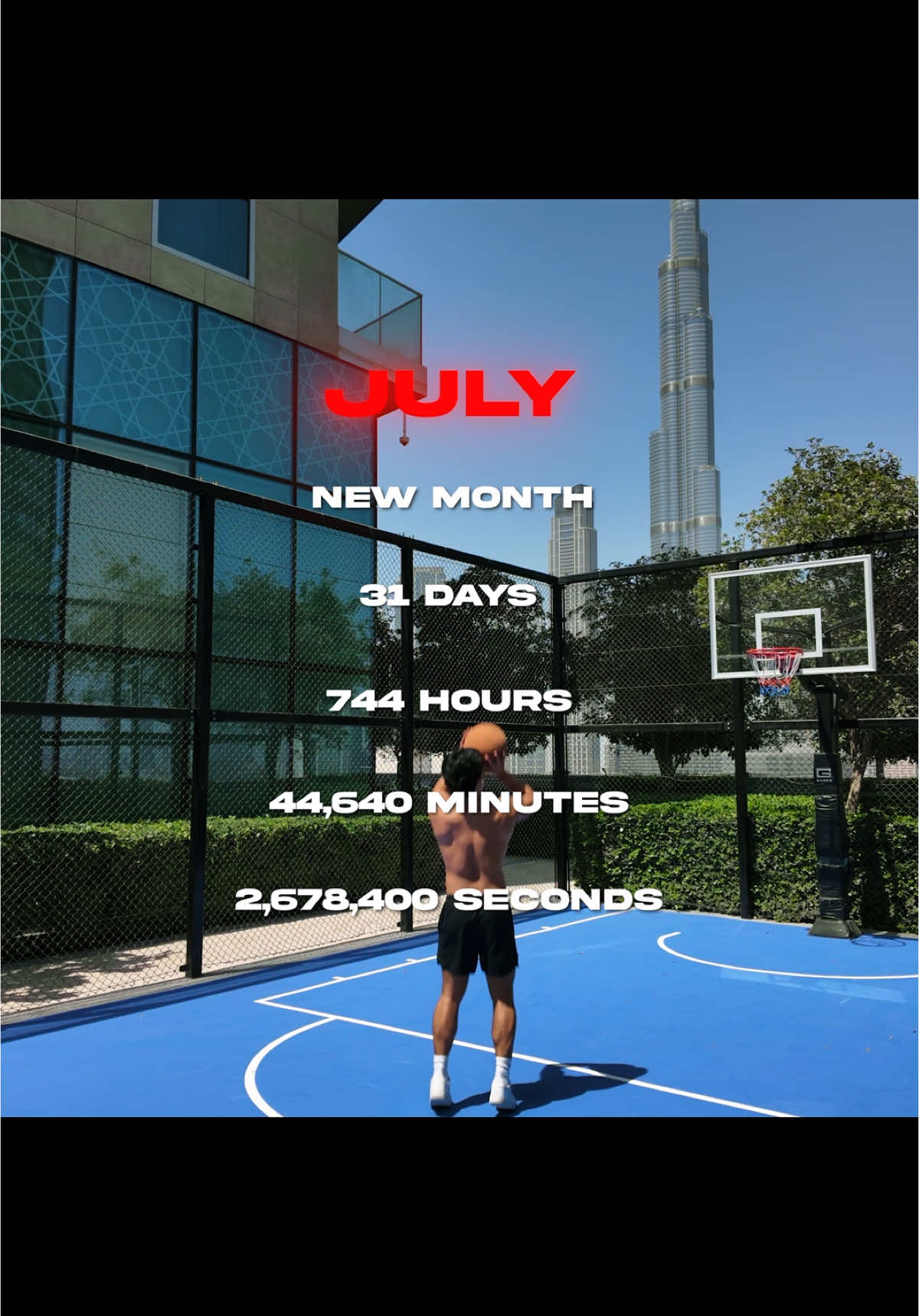 6 months down. 6 to go. Keep showing up every day. Make July count 🔥 Running a sale on my editing course. Sale ends in 12 hours. In my BlO ⏳ #motivation #inspiration #newmonth #newmonthmotivation #july #gymedit #edit #mindset #quotes #wakeupitsthefirstofthemonth 