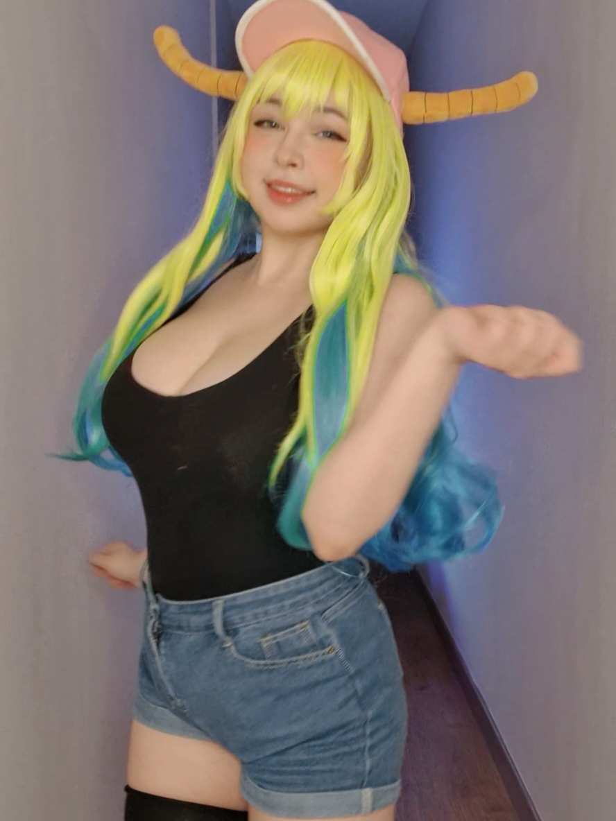 dance like dragon!! 🐉✨️ which one is the best? !fake body!  #fyp #cosplay #cosplayer #cosplaygirl #egirl #lucoacosplay #dragonmaidcosplay #lucoa #dragonmaid #kobayashidragonmaid #fakebody 