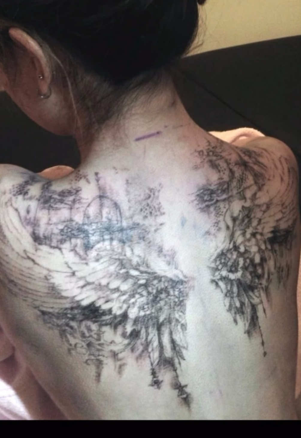 cybersigilism tattoo #fyp #tattoo #cybersigilismtattoo #cybersigilism #tattoos #tattooideas #tattootiktok #gothic #goth #emo #alt #gothictattoo #foryoupage #trending #pinterest #pinterestaesthetic #aesthetic #tumblr #moodboard #viral #viralvideo #edit #sound #audio #editsound #angel 