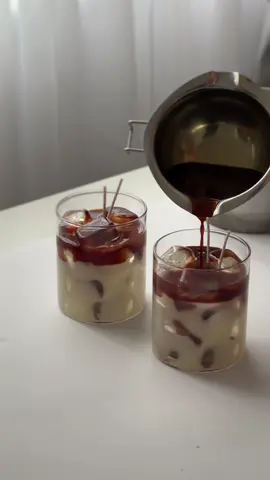 Process of creating the iced latte candles 🧋 #icedlattecandle #candlemaking #icedcoffeecandlemaking #candletutorial #uniquecandlesuk 