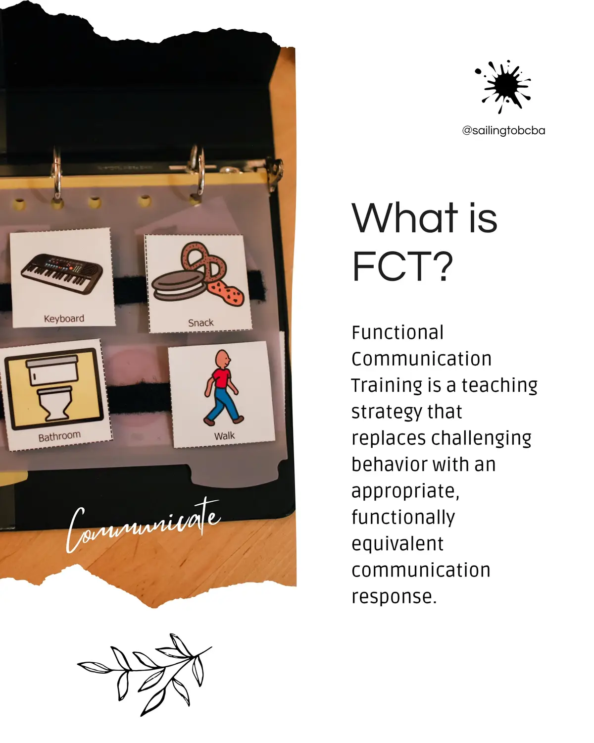 Instead of just stopping behaviors, I teach what to do instead. Functional Communication Training (FCT) has changed how I support students 🙌  #abainsped #fct #behaviorsupport #specialedteacher #teachcommunication #specialeducationtips 
