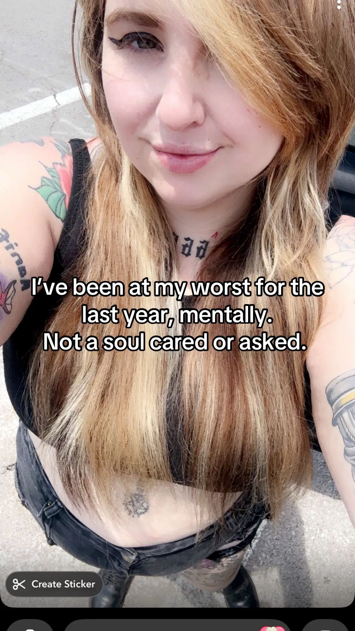 I’ve struggled so bad, not a soul cared. I don’t have good faith in anyone anymore.