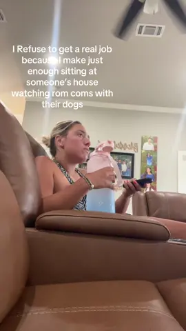 Dog sitting will forever be my favorite🩷#doggies #housesitting #puppies #romcom #money #job #lbk #wreckem #girlshelpgirls #fyp #foryoupage #viral 