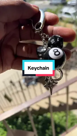 8 ball key chain 🔥🔥#8ballkeychain #keychain #keychainaccessories #accessories 