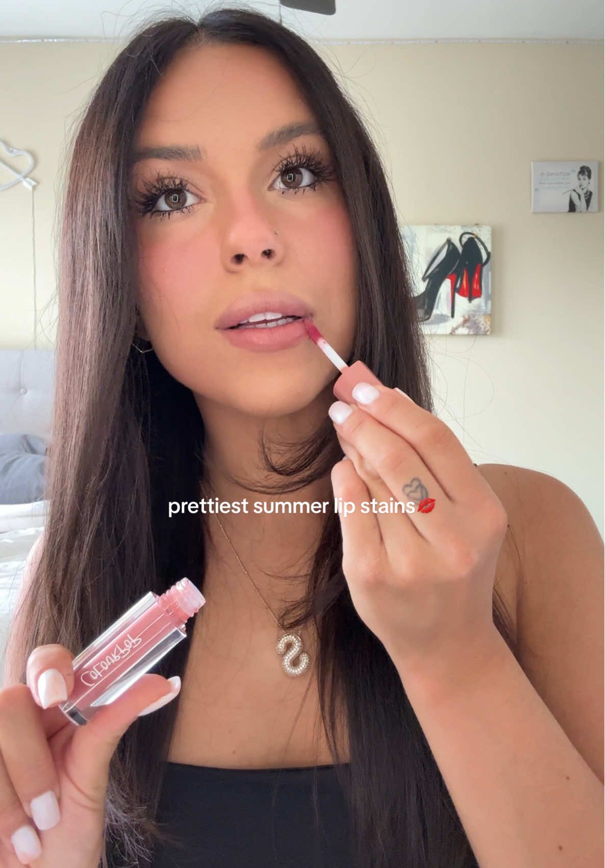 my new favorite lip stains 💋💄 @ColourPop Cosmetics #colourpop #cppartner #lipstain #lipcombo #lipgloss #makeup 