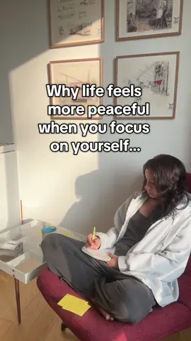 Why life feels more peaceful when you focus on yourself🙌🏼 #peaceful #SelfCare #confidence #mindset #positivethinking 