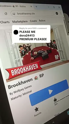 Replying to @usrrr128 🌆 Brookhaven 🏡🛍️ | Your Dream Life Starts Here! Brookhaven is one of the most popular roleplay games on Roblox, where you can live your best virtual life! 🏠 Buy your dream house 🚗 Drive cool cars 🛒 Go shopping with friends 🎓 Go to school, hang out, or even start drama 😏 💖 Customize your character and create your own story! 🎮 Over 1 billion visits – and it’s still growing! ✨ Play with friends, make new ones, and explore endless fun! #Brookhaven #Roblox #RobloxGame #Roleplay #USA #RobloxTikTok #robloxlife #brookhaven🏠rp #brookhavenroblox #brookhavenrp 