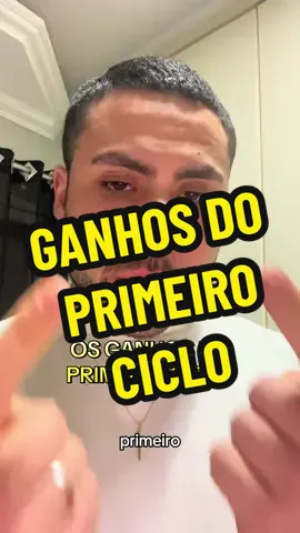 Ganhos do primeiro ciclo #academia #musculação 