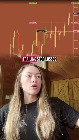Why I’m not a fan of Automatically trailing your stop #womenwhotrade #fyp 