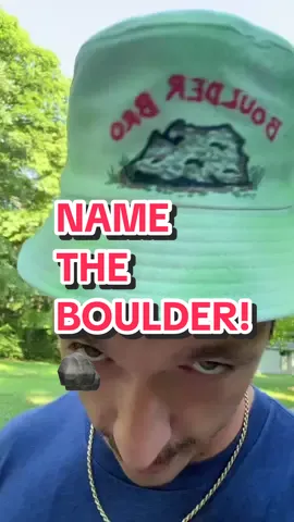 Replying to @chicagomaddog NAME THE BOULDER!!! The comment with the MOST likes by July 7th will have the honor of naming this world famous boulder. GO GO GO! 🪨 #BoulderSaga #Boulder #Rock #Rock #lawntok #holes #GeoTok 