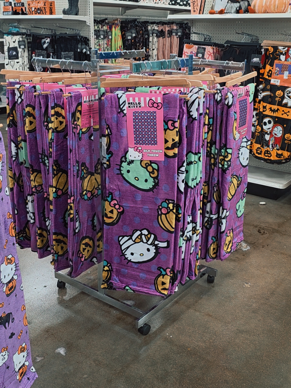 new @hellokitty Halloween blankets found exclusively at @Gabe’s!  I hit the jackpot and befriended a worker 🤗💜 . . . @sanrio ✨️ #hellokitty #hellokittycollection #hellokittycollector #hellokittystuff #hellokittymania #hellokittyfan #hellokittyjunkie #hellokittycore #hellokittylover #hellokittyandfriends #hellokittylovers #hellokittyonline #hellokittysanrio #sanrio #sanrioaesthetic #sanriocharacters #sanriothailand #sanriolover #sanriojapan #plushies #plushie #stuffedanimals #halloween #halloweenishere #halloweendecor #hellokittyhalloween #hellokittyblanket #hellokittyhalloweenblanket #gabes #shop #finds #new #frankenstein #mummy