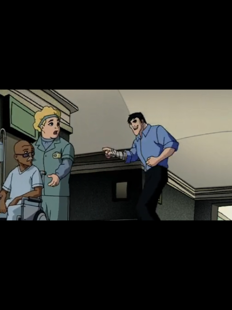 little something he learned from tibetan monks (yes I know this was because of joker venom) #batman #dcu #dcubatman #brucewayne #thebatman #thebatmanpart2 #fyp #superman #dccomics 