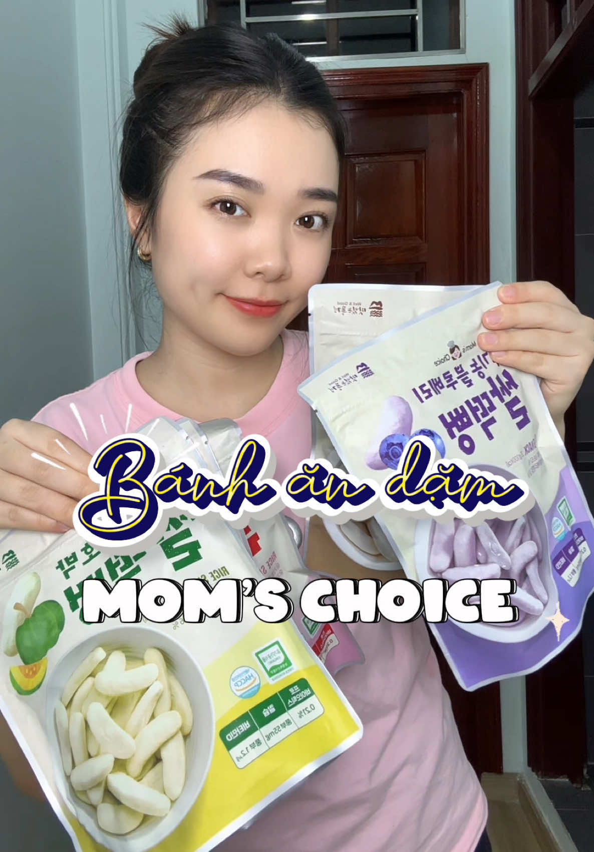 Bánh ăn dặm Mom’s Choice cho bé từ 6 tháng #xuhuong #fyp #banhandam #banhgaoandam #banhandammomchoice #momschoice 