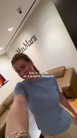 Day in my life as a graphic designer in New York City 💻 ##graphicdesign##dayinmylife##diml##viral##nyc##corporate##corporatelife##graphicdesigner##maxmara