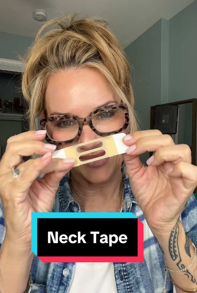 Neck Tape #necktape #necklifttape #necklift #saggyneck #turkeyneck #agingskin 