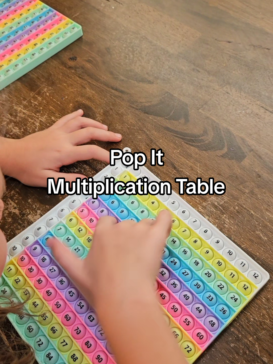 Kids can earn and have fun with this Pop It Multiplication Table!!   #popits #multiplication #multiplicationtable  #mathgames #learninggames 