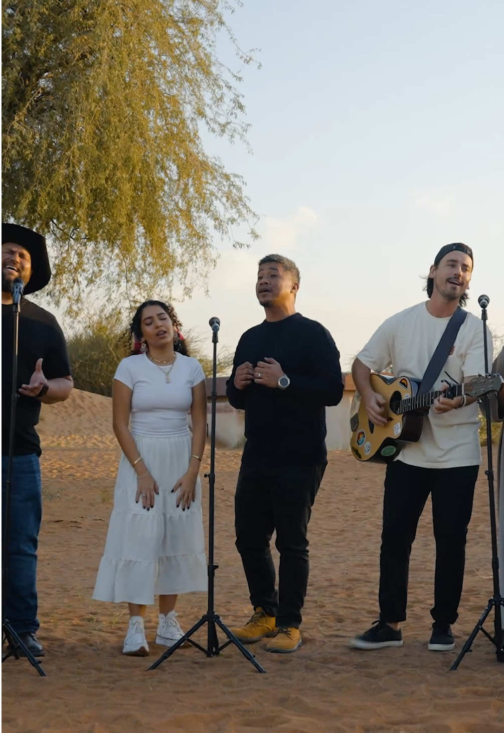 Heal the world filmed at Al Madam Ghost Village, UAE is out. Had a blast collaborating with our good friends Sheridan Brass, Maya Mashhour, Suzan Sadek, Jameela Alghareebi, Junior Brown and Donia! Hope you all enjoy ✌️ #musictravellove #healtheworld 