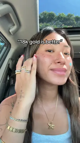 18k gold is just too orange 🤷🏻‍♀️