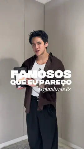 Comenta aí qual desses vocês acharam parecido #fy #luansantana #kimseonho #mingyu #dean #famosos #humor #coreano