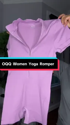 OQQ-Nine cents Women Yoga Rompers  #oqqyogaromper #exercise #workout #shortsleev #fyp #fypviral #thisvideo #goviralgo #trending #tiktokshopviral😍