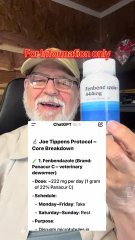 Do your research #Fenbendazole #parasites 