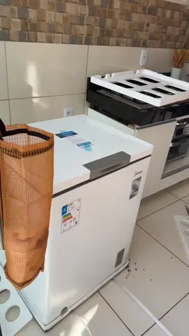 Adorei meu freezer novo  #freezer  #midea 