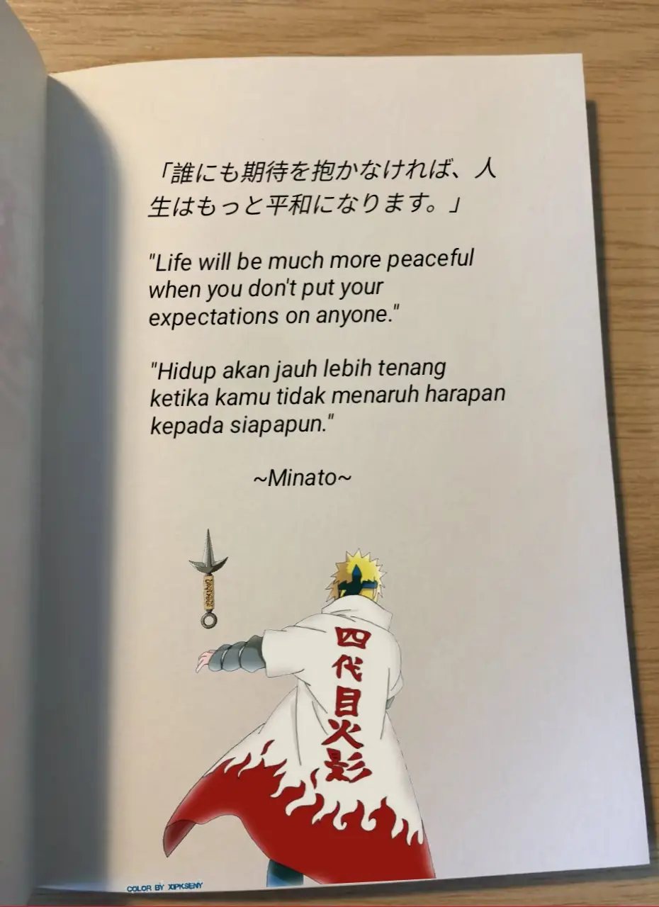 Berani berharap berarti harus siap kecewa dengan harapan mu sendiri. #minato #quotes #katakata #fyp 