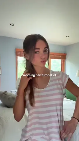 morning hair tutorial lol  #hair #hairstyle #hairstyles 